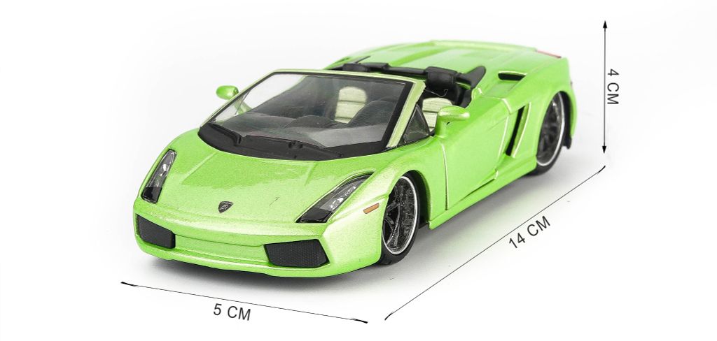 Mô hình xe Lamborghini Gallardo Metallic LT Green 1:32 Bburago