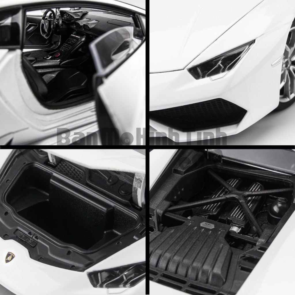 Mô hình xe Lamborghini Huracan LP610-4 White 1:18 Welly