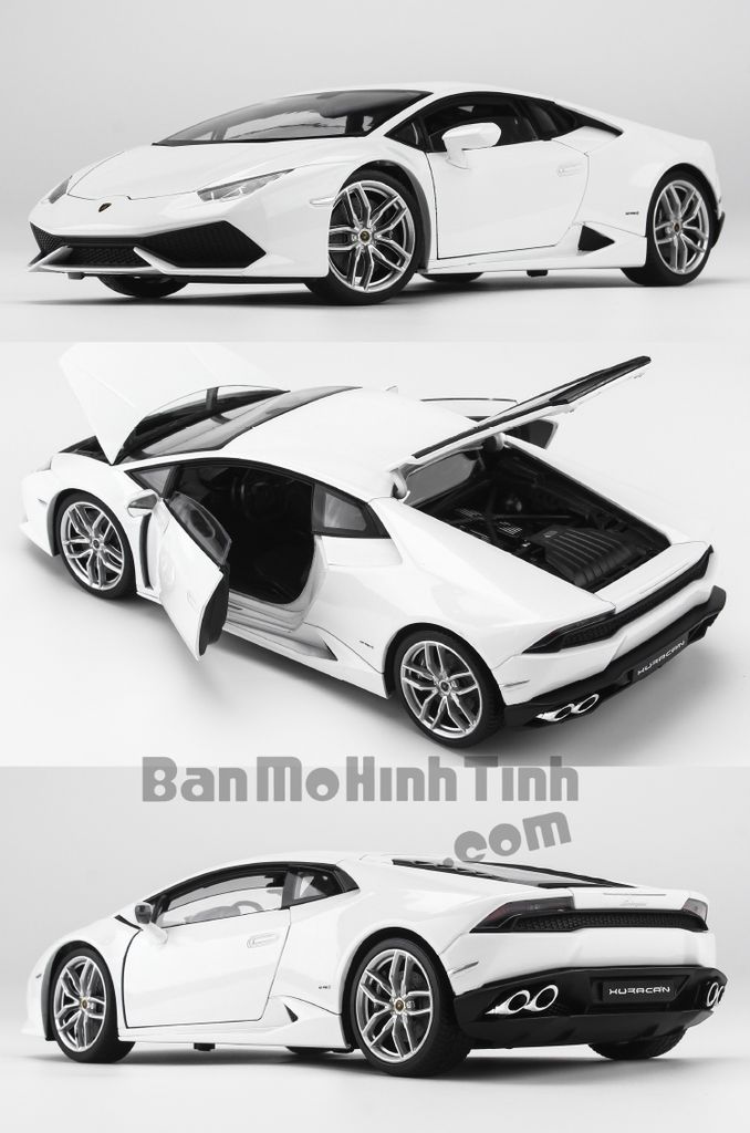 Mô hình xe Lamborghini Huracan LP610-4 White 1:18 Welly