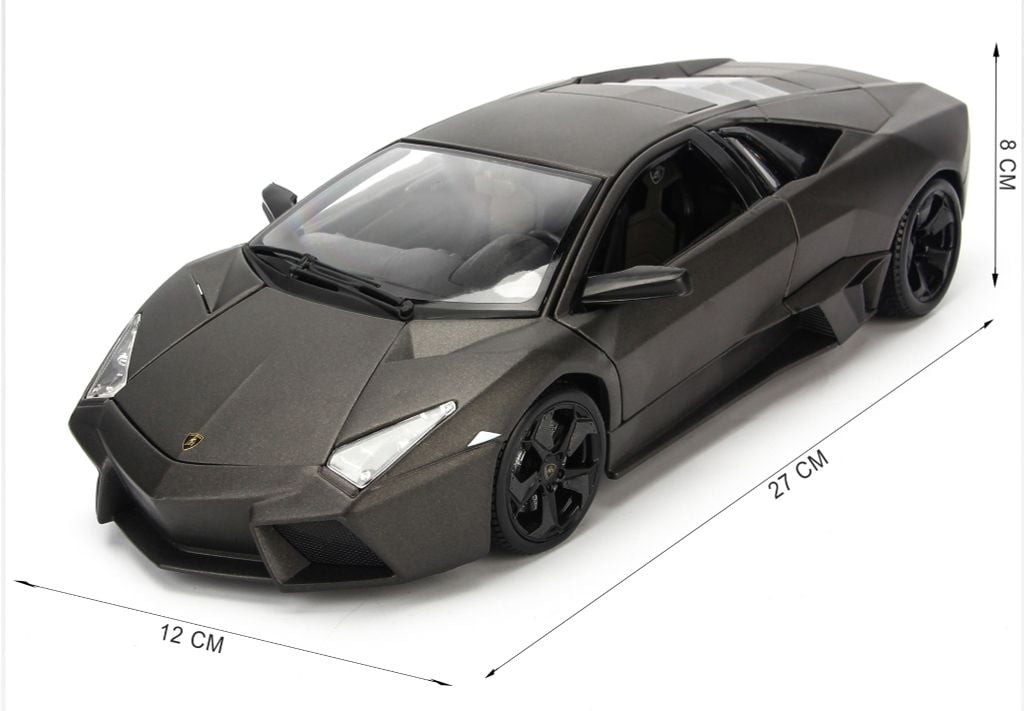 Mô hình xe Lamborghini Reventon 1:18 Bburago Matte Grey
