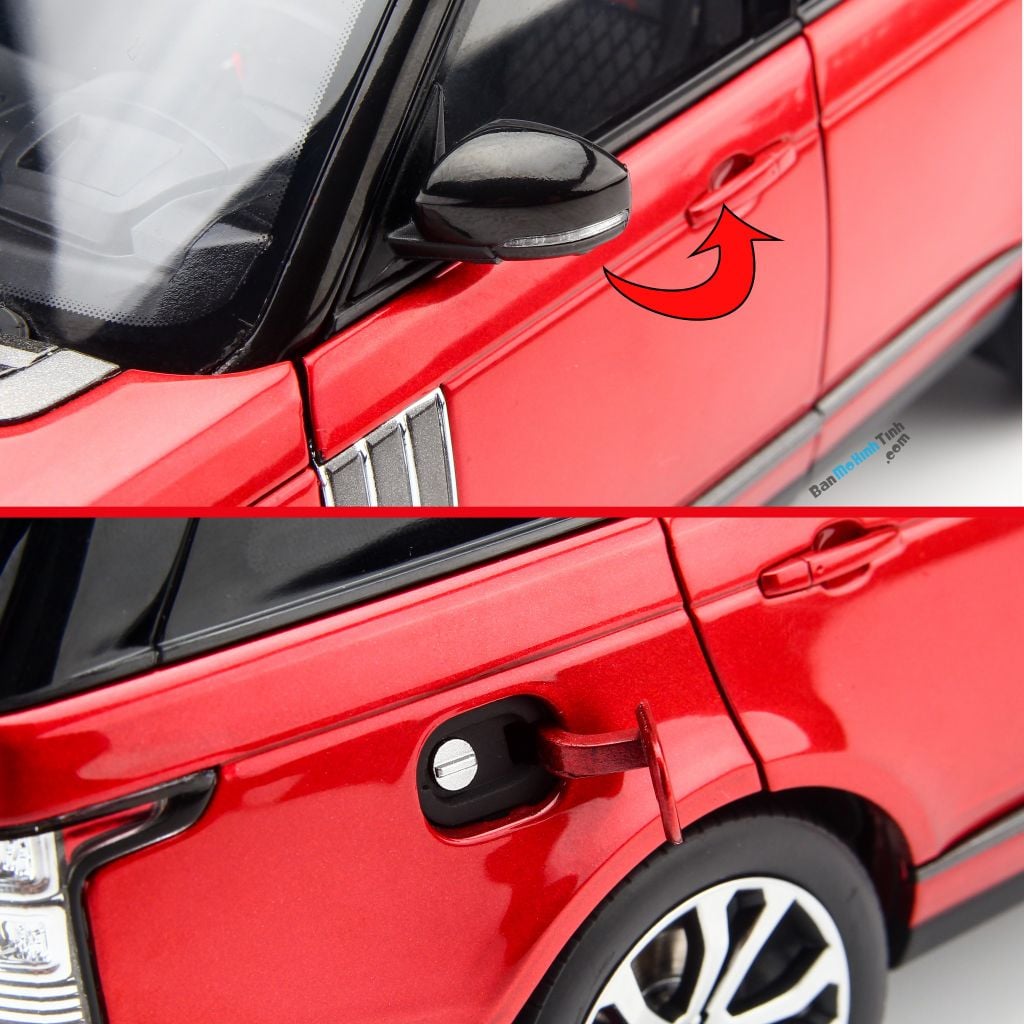 Mô hình xe Land Rover Range Rover Autobiography SV Red 1:18 LCD