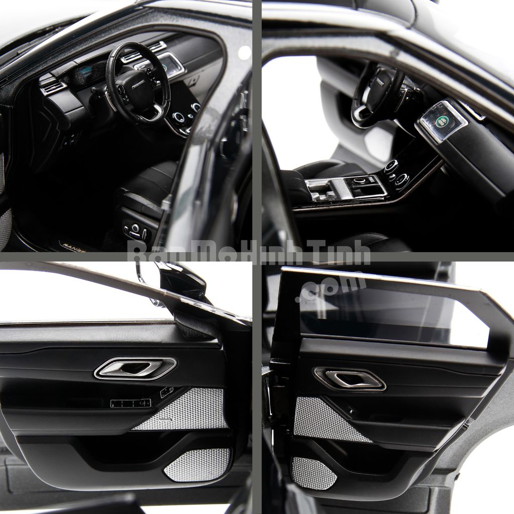 Mô hình xe Land Rover Range Rover Velar Brown 1:18 LCD