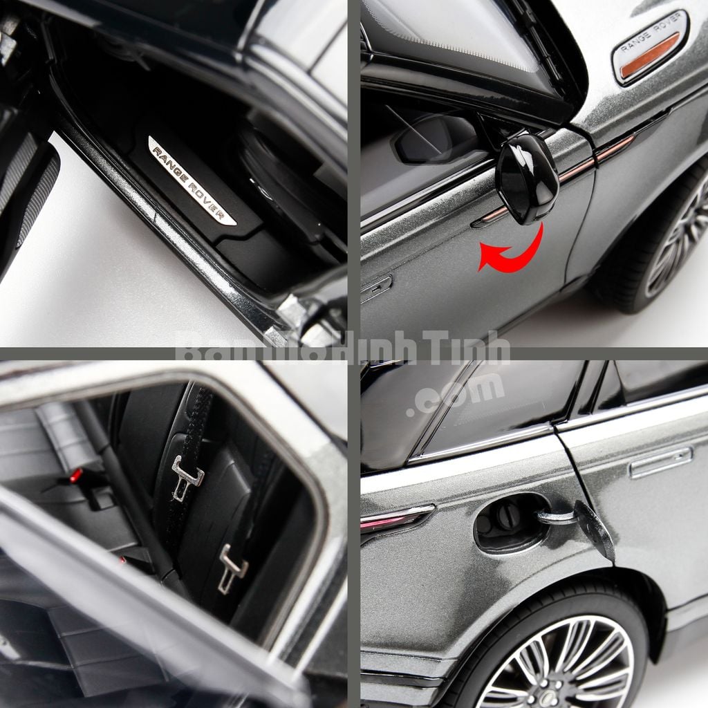 Mô hình xe Land Rover Range Rover Velar Grey 1:18 LCD