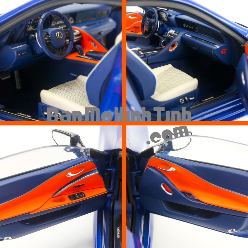 Mô hình xe siêu sang Lexus LC500h Blue 1:18 Dealer giá tốt nhất việt nam