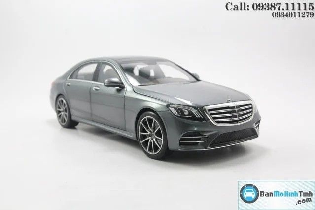 Mô hình xe Mercedes-Benz S560L AMG 2017 Grey 1:18 Norev