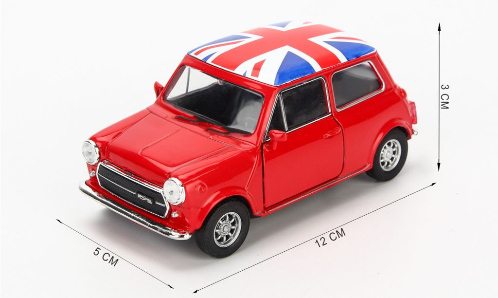 Mô hình xe Mini Cooper 1300 British Version 1:36 Welly
