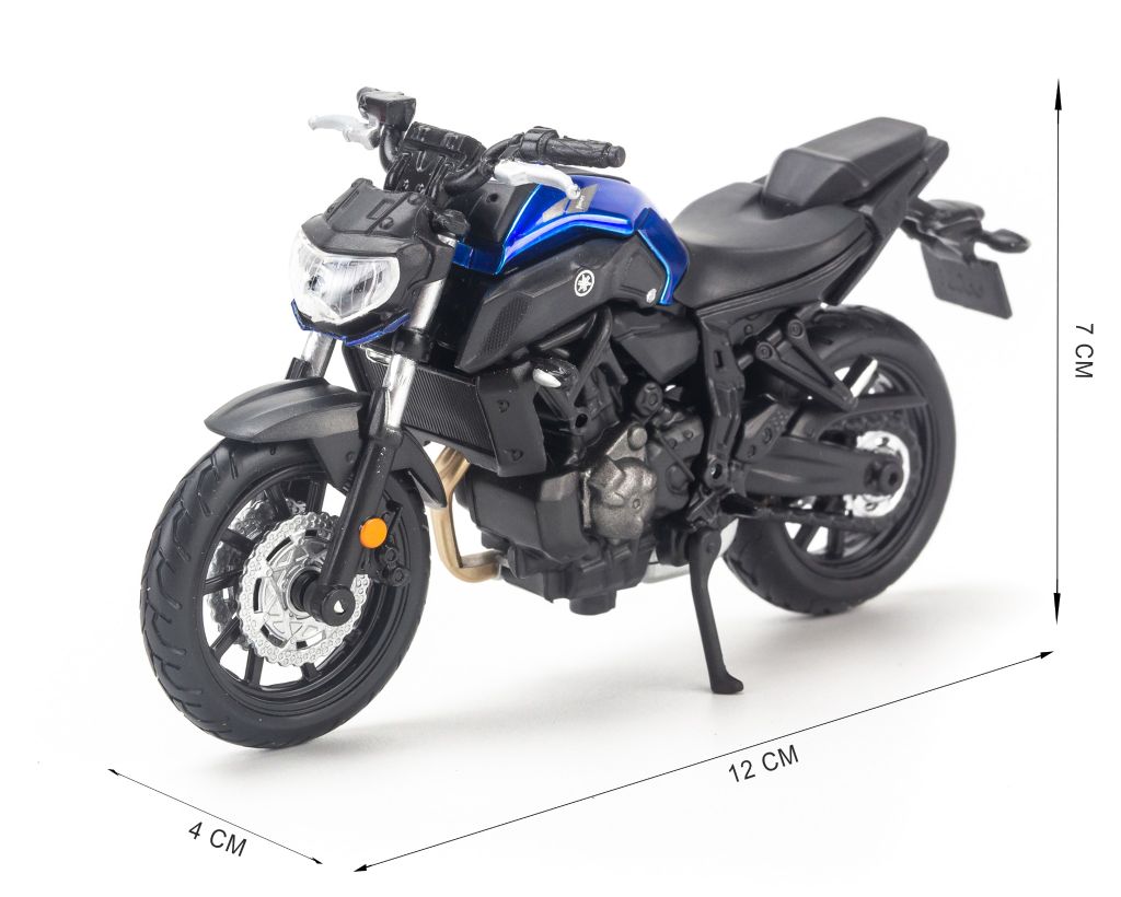 Mô hình mô tô Yamaha MT-07 2018 1:18 Maisto