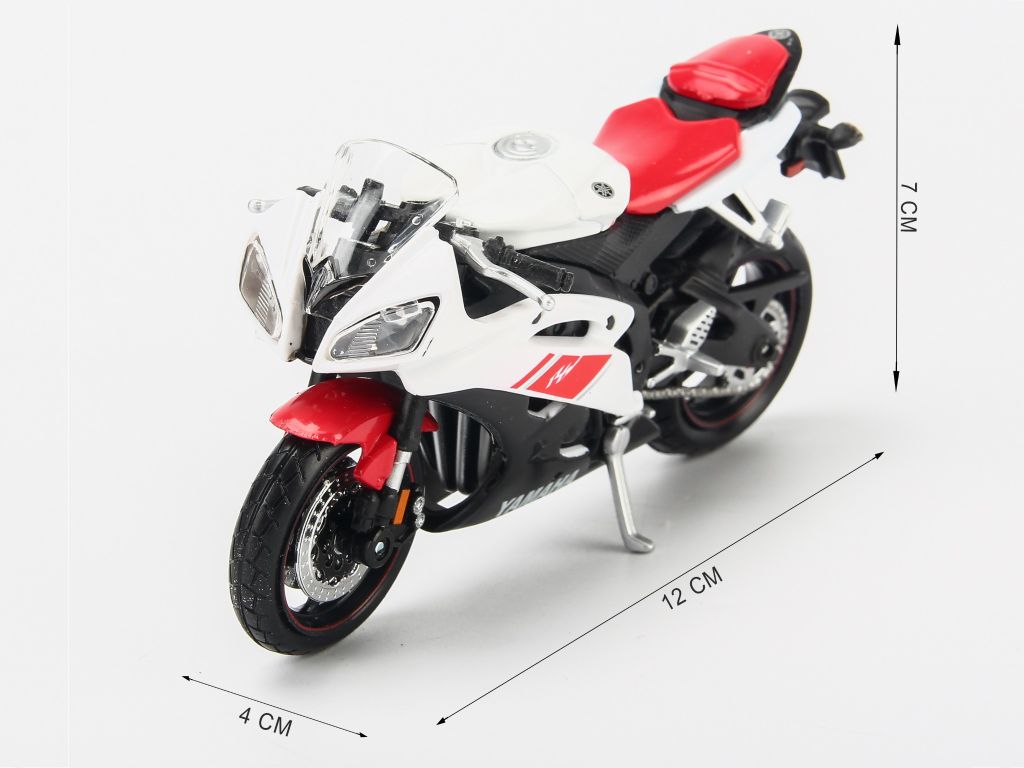 Mô hình xe mô tô Yamaha YZF-R6 1:18 Maisto Red