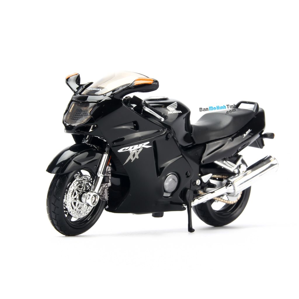 Mô hình xe mô tô Honda CBR1100XX 1:18 Maisto Black - banmohinhtinh.com