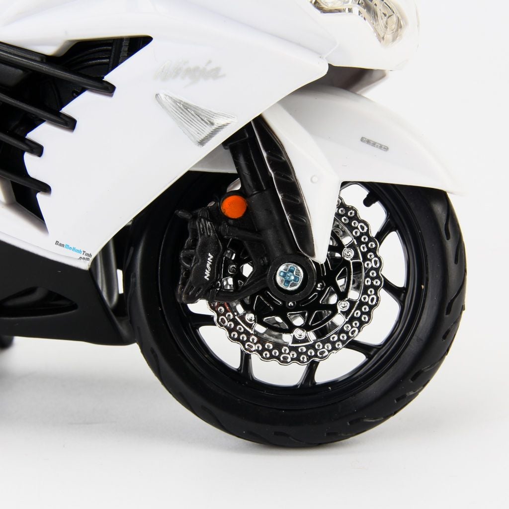 Mô hình xe mô tô Kawasaki Ninja ZX-14R 1:12 Maisto White