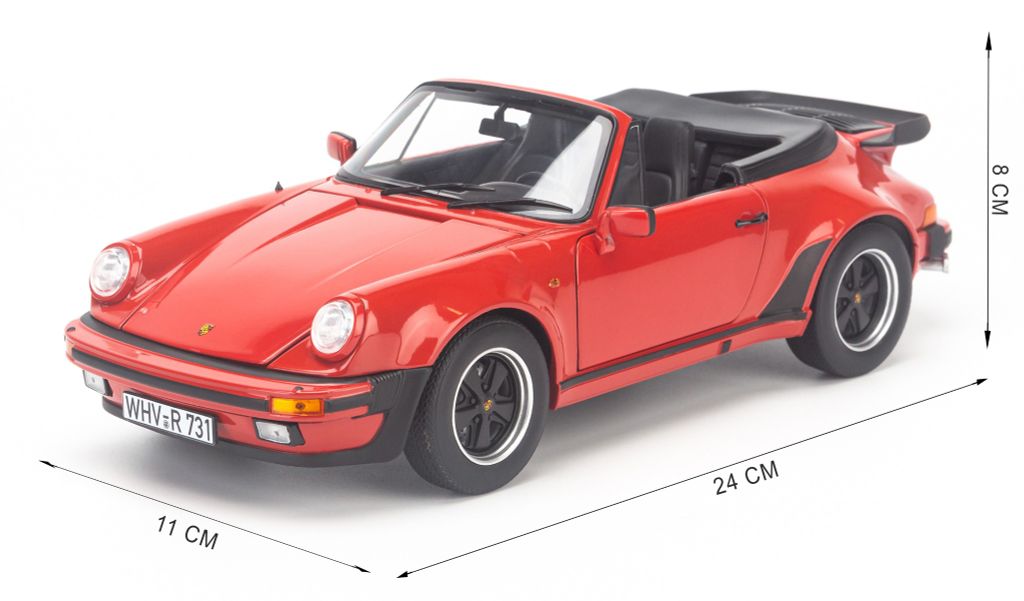 Mô hình xe Porsche 911 Turbo Cabriolet 1987 1:18 Norev