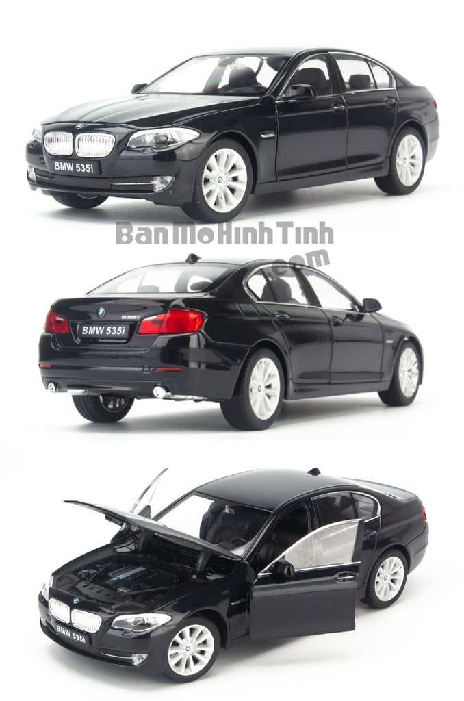 Mô hình xe sang BMW 535i 1:24 Welly Black