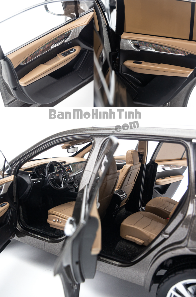 Mô hình xe suv Cadillac XT6 2019 1:18 Dealer Grey