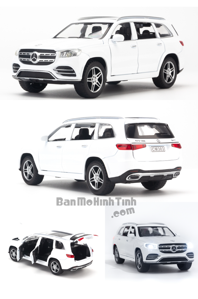 Mô hình xe Mercedes-Benz GLS580 1:32 Chimei Model White