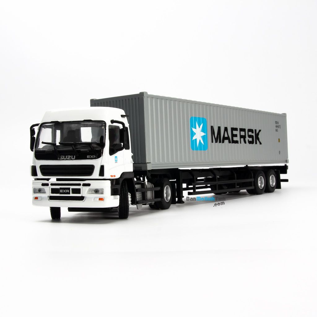 Mô hình xe Isuzu- Maersk container 1:50 Dealer