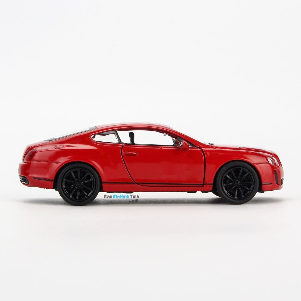 Mô hình xe thể thao Bentley Continental Supersport 1:36 Welly Red