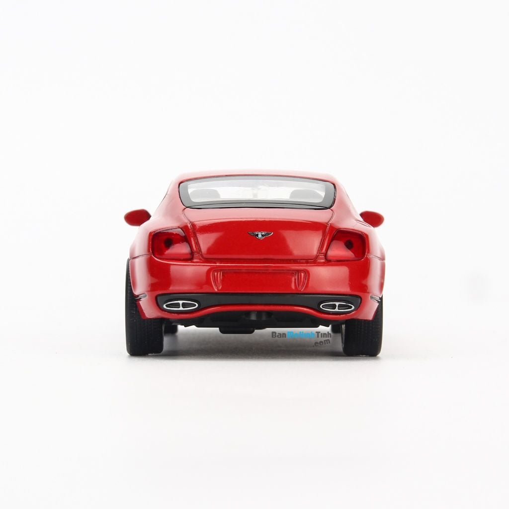 Mô hình xe thể thao Bentley Continental Supersport 1:36 Welly Red