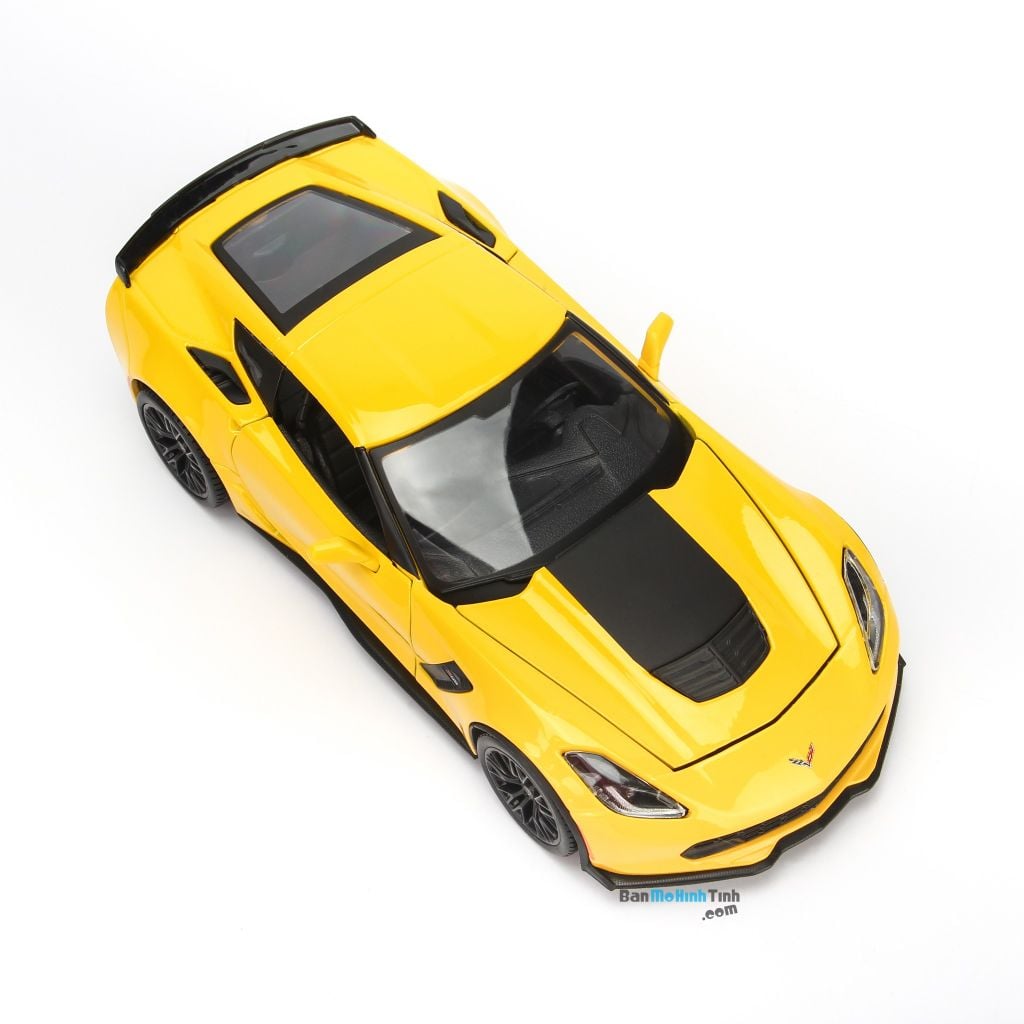 Mô hình xe thể thao Corvette Z06 1:24 Maisto Yellow