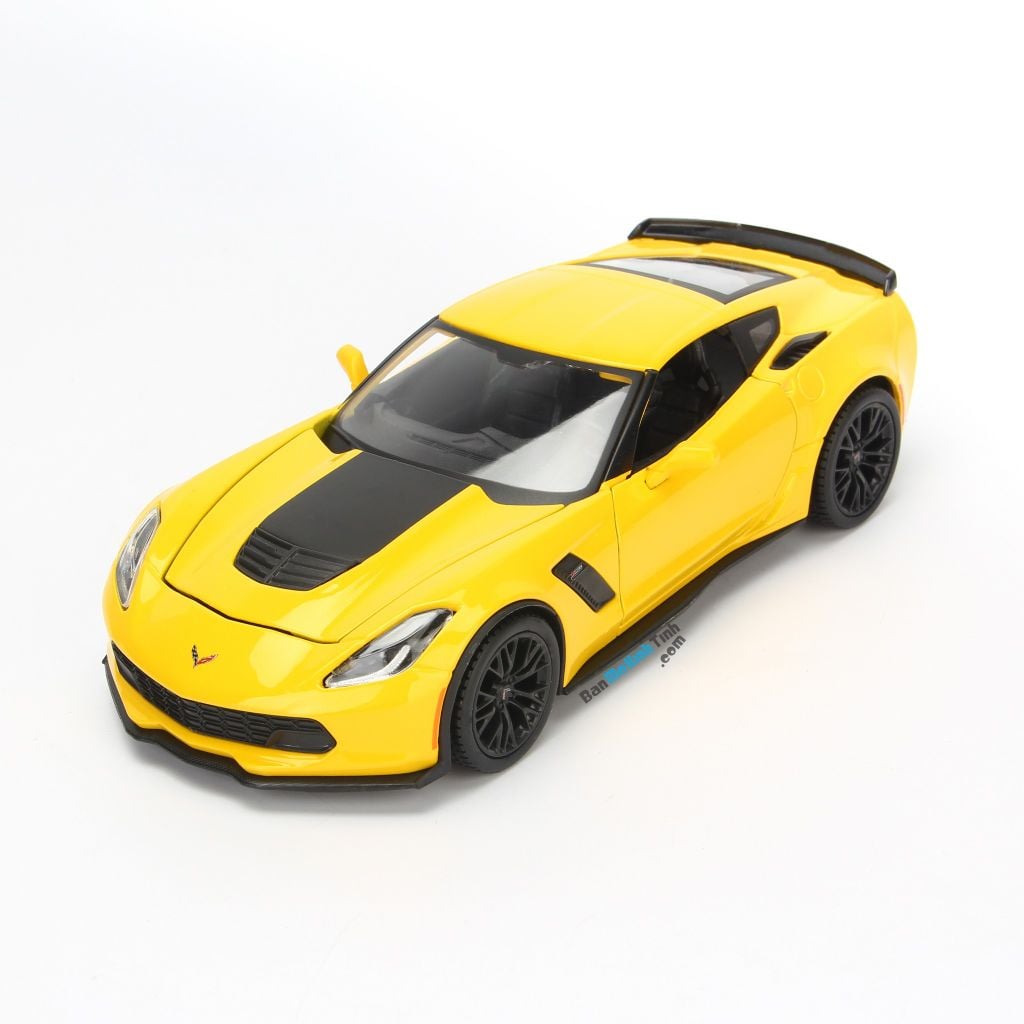 Mô hình xe thể thao Corvette Z06 1:24 Maisto Yellow