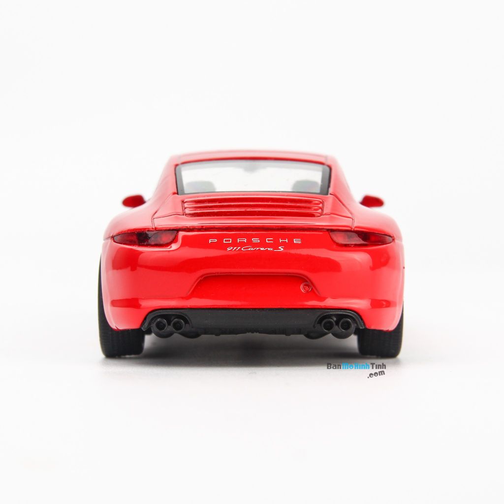 Mô hình xe thể thao Porsche 911 Carrera S 1:36 Welly Red