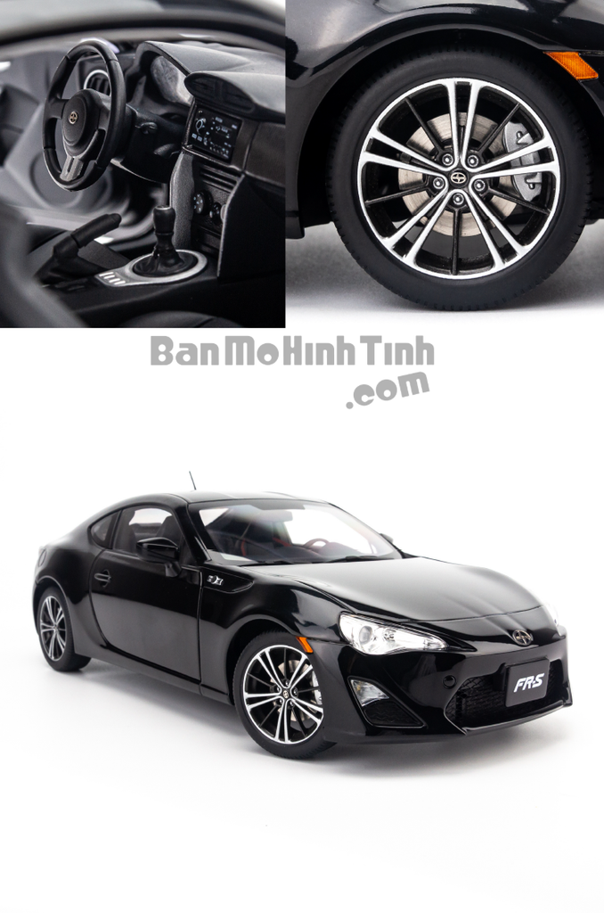 Mô hình xe thể thao Scion FRS 1:18 Autoart Black Silica