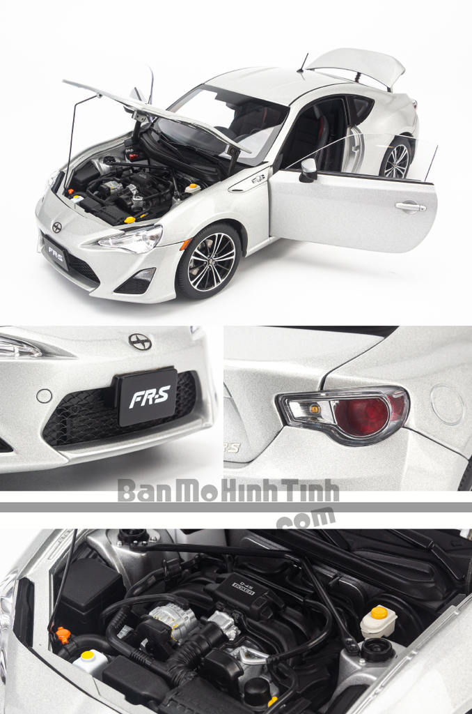 Mô hình xe thể thao Scion FRS 1:18 Autoart Silver Metallic