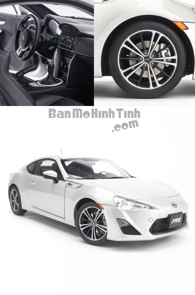 Mô hình xe thể thao Scion FRS 1:18 Autoart Silver Metallic