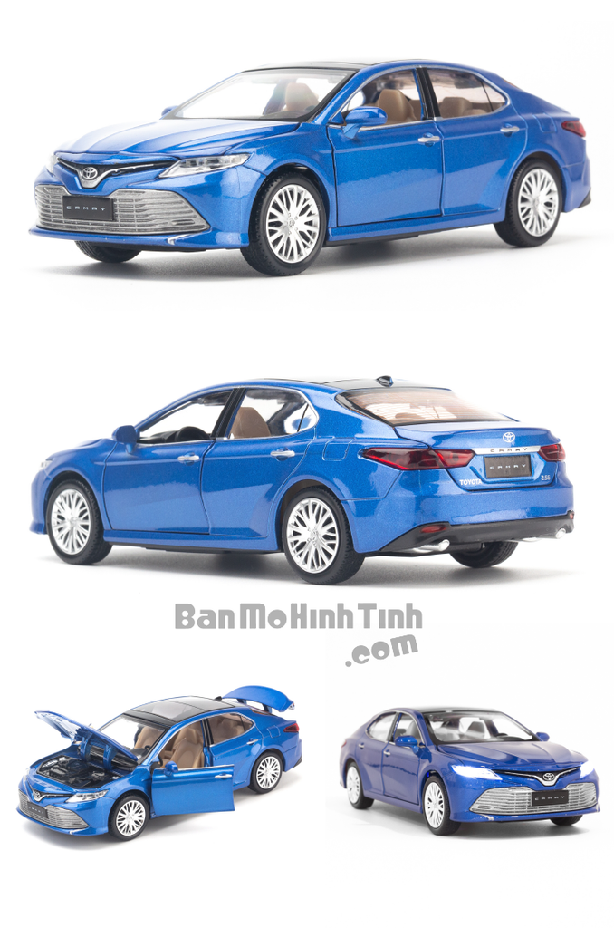 Mô hình xe Toyota Camry 2019 1:32 Caipo Blue