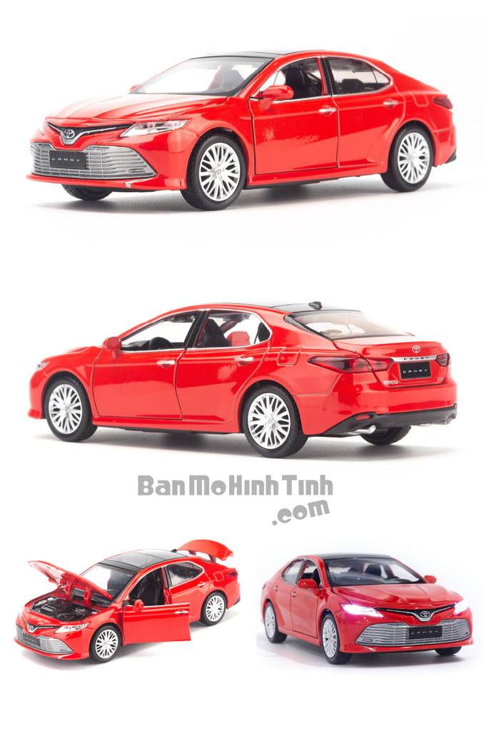 Mô hình xe Toyota Camry 2019 1:32 Caipo Red