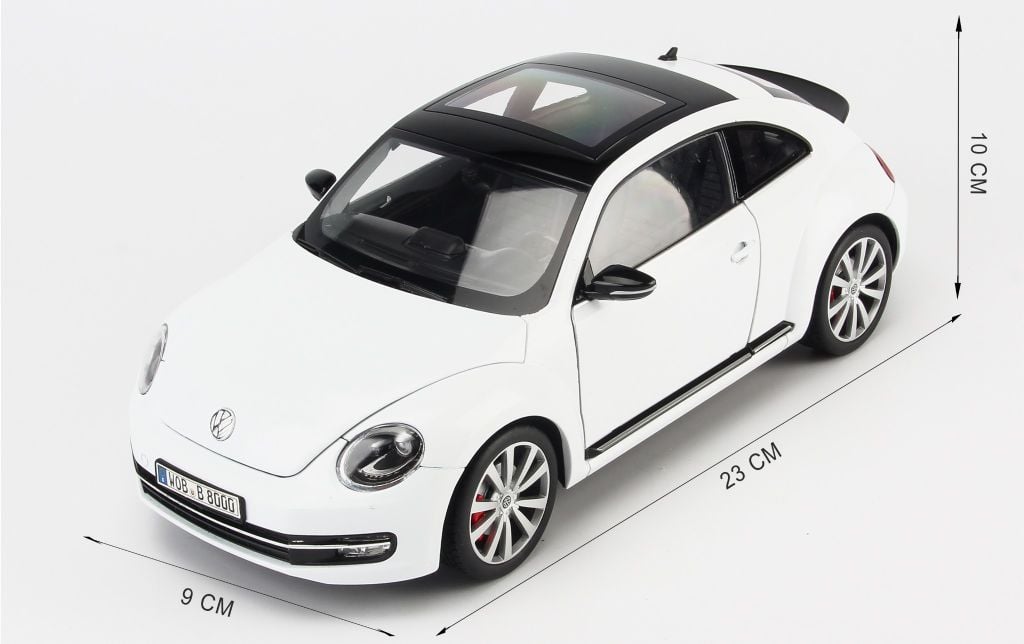 Mô hình xe Volkswagen New Beetle 2012 1:18 Welly White