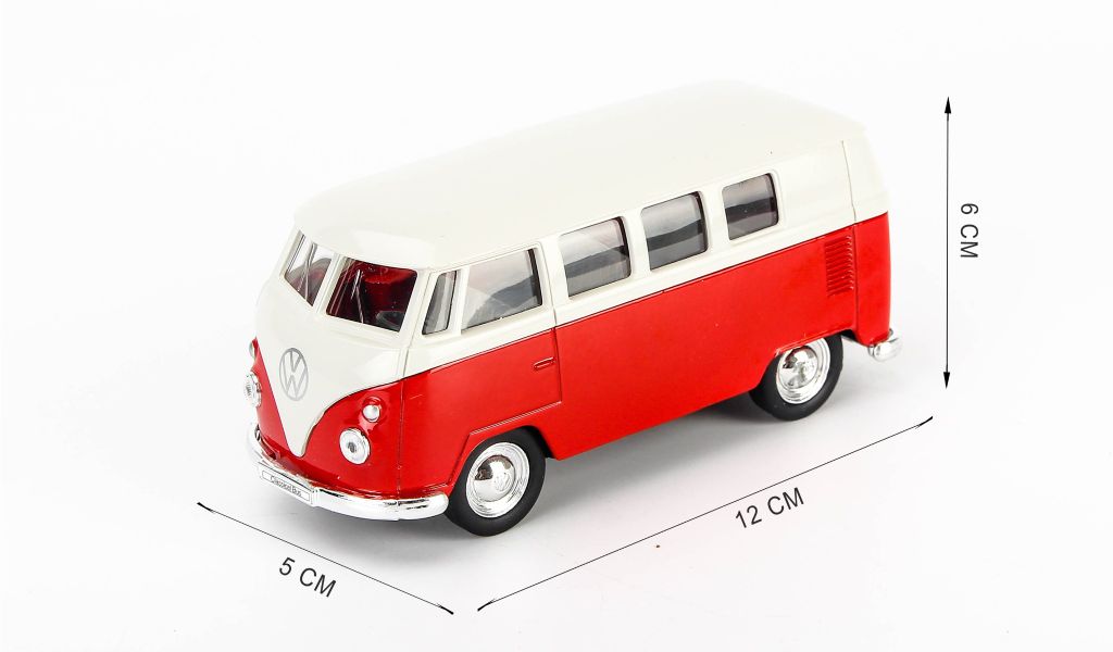 Mô hình xe Volkswagen T1 Classical Bus Red 1:36 Welly- 49764