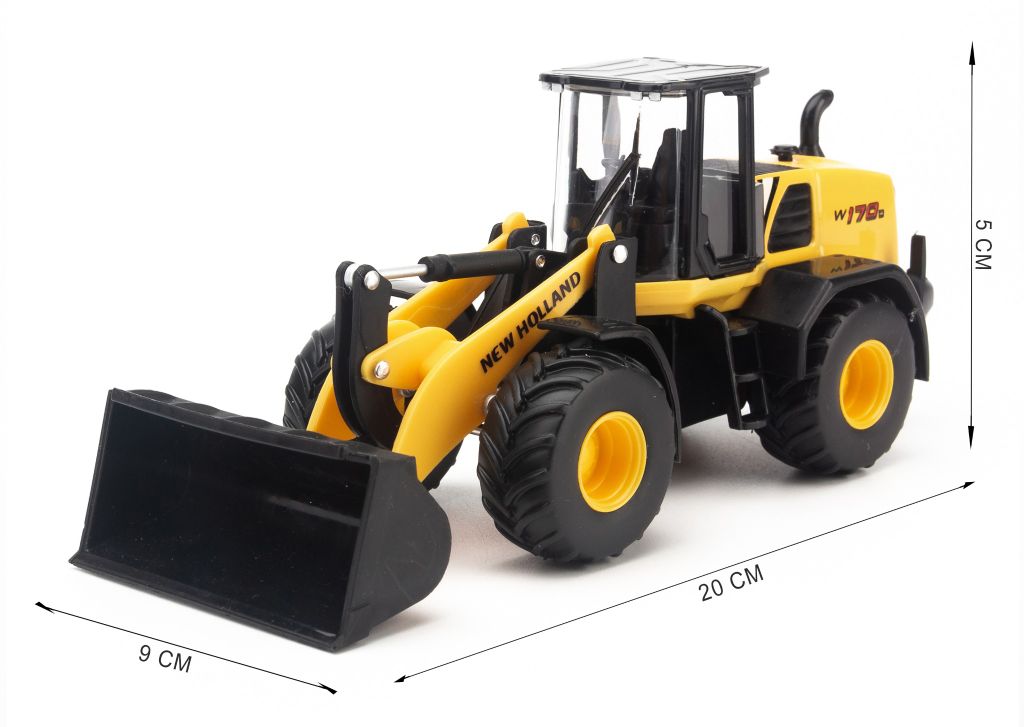 Mô hình xe Xúc New Holland W170D Bburago