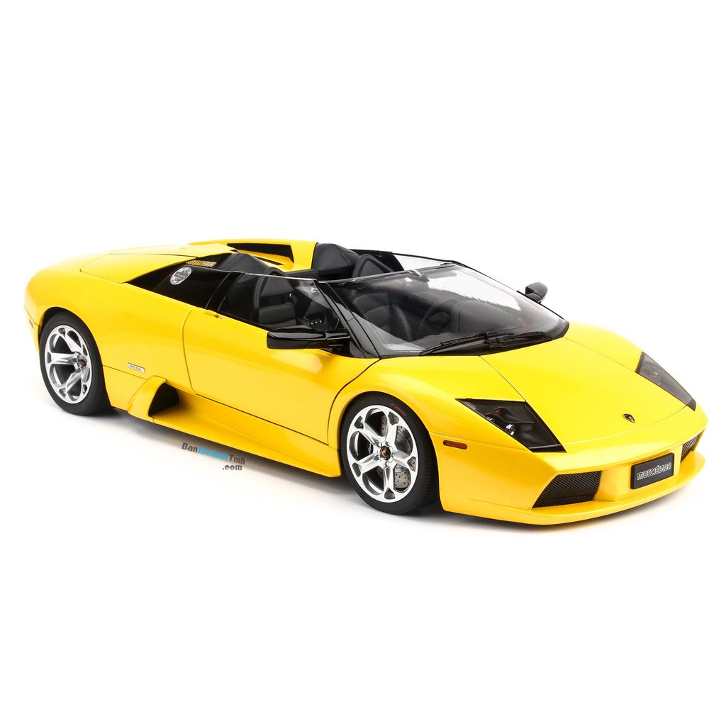 Mô hình siêu xe Lamborghini Mucielago Roadster Yellow 1:12 Autoart –  