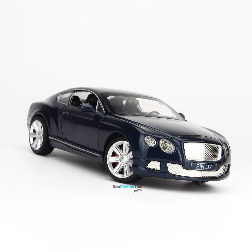 Mô hình xe thể thao Bentley Continental GT W12 1:24 Doublehorse Blue