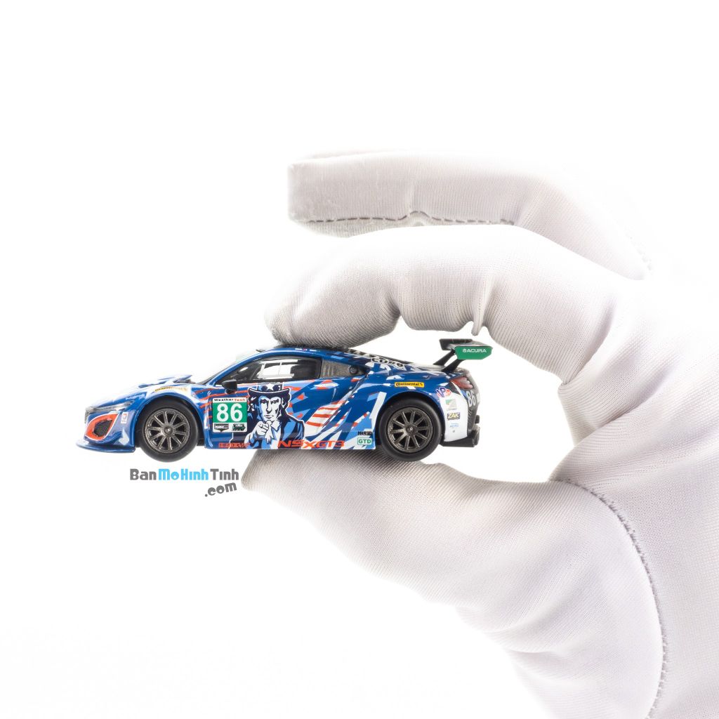 Mô hình xe Acura NSX GT3 2017 IMSA Watkins Glen LHD 1:64 MiniGT No 86
