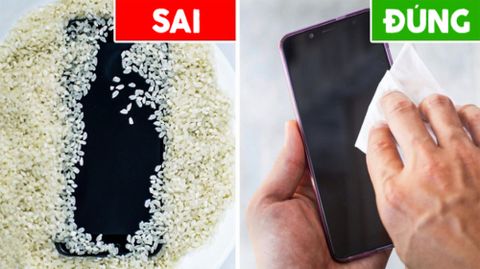 Đây là lý do bạn đừng bao giờ bỏ điện thoại ướt vào thùng gạo khi lỡ rơi 