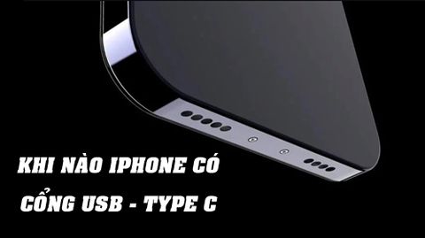Khi nào iPhone sẽ có cổng USB - Type C như iPad Pro?