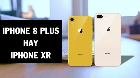 iPhone XR và iPhone 8 Plus: Bạn thích tai thỏ hiện đại hay phím home màn hình truyền thống?