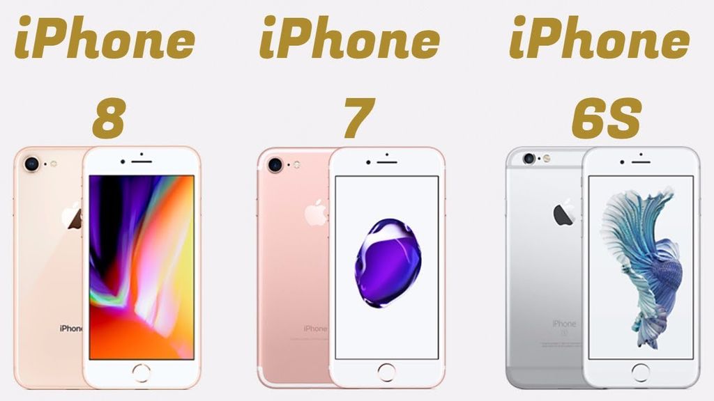 bộ ba iPhone 6s, 7 , 8 