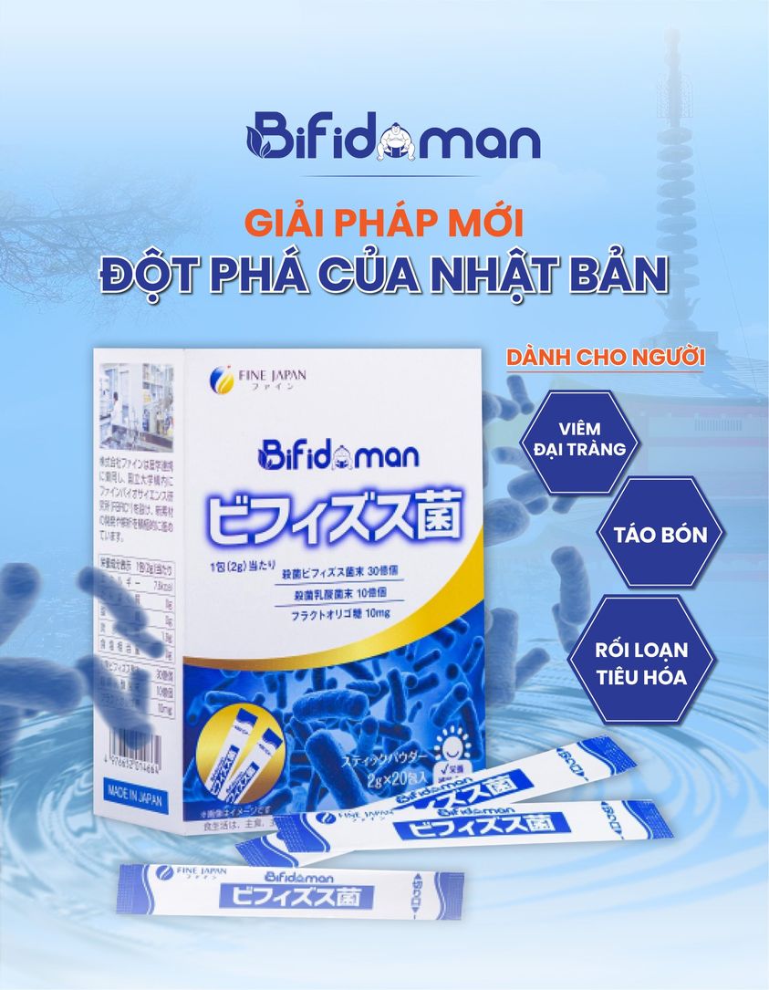BIFIDOMAN - Men vi sinh Nhât bản – Khỏe & Đẹp