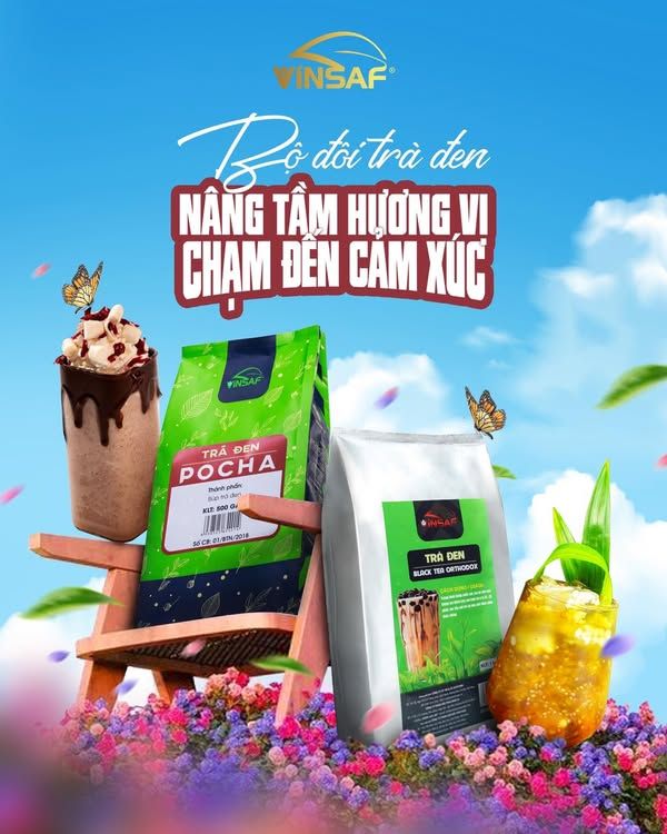 ✨ Bộ Đôi Trà Đen Vinsaf - Nâng tầm hương vị - Chạm đến cảm xúc ✨
