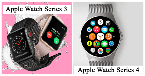 So sánh apple watch series 3 và 4