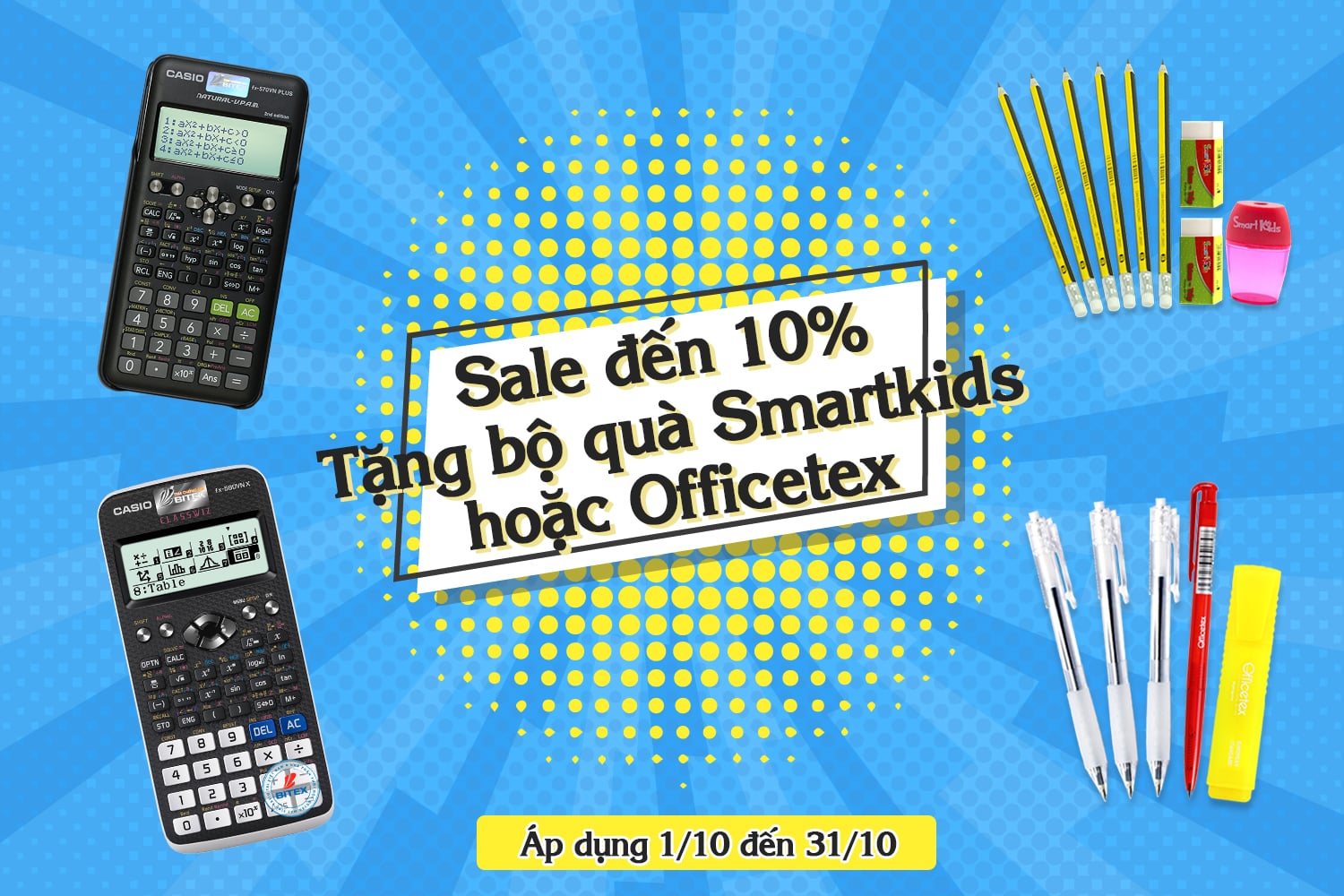 Chương trình khuyến mãi tháng 10 tại Bitexshop