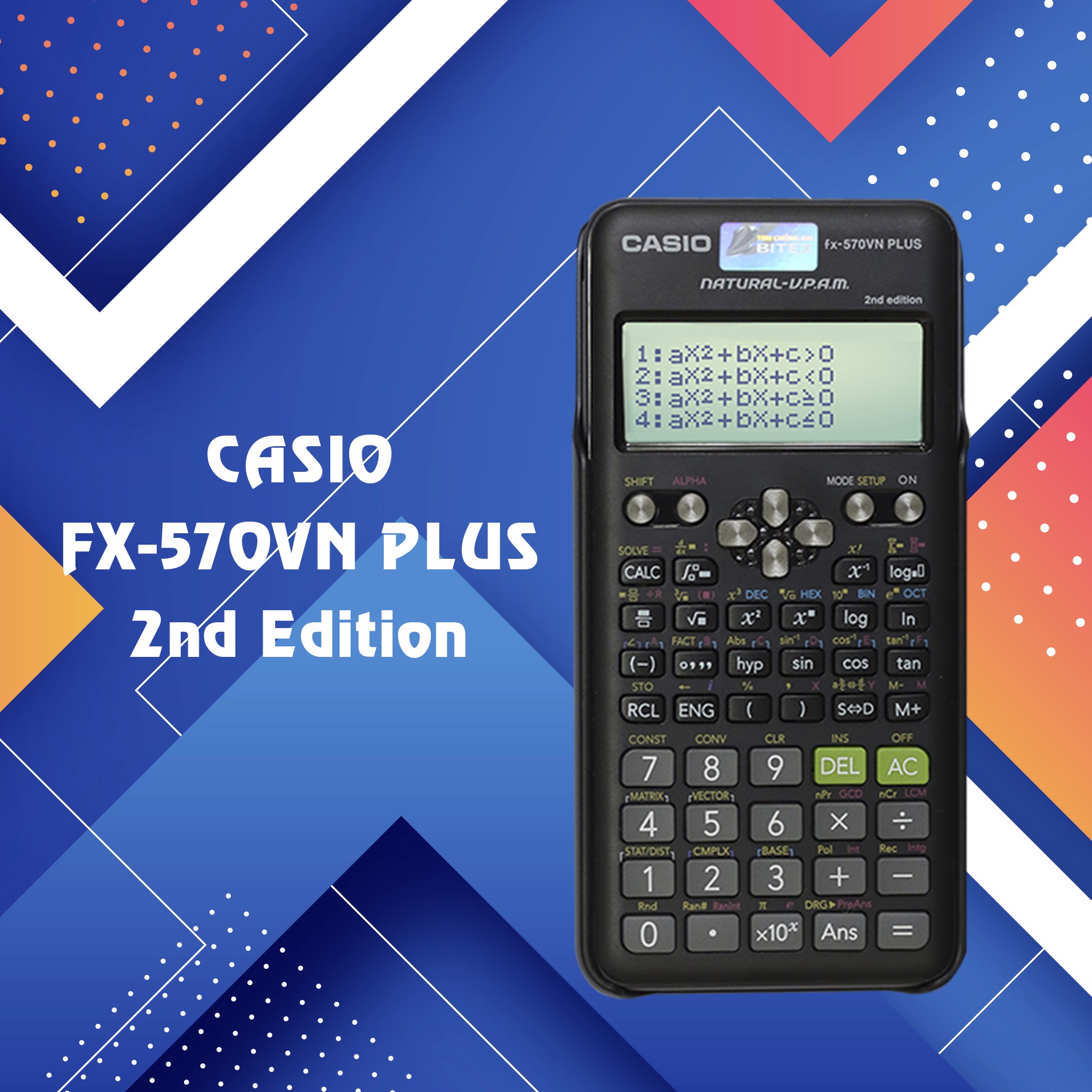 Giới thiệu máy tính Casio Fx-570VN Plus phiên bản mới (2nd Edition)
