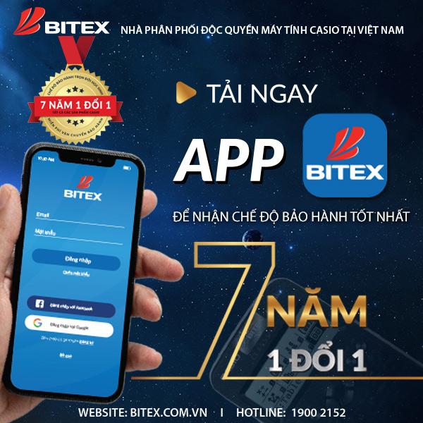 Hướng dẫn kích hoạt bảo hành điện tử 7 năm 1 đổi 1 qua APP Bitex