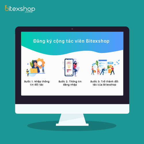 Bitexhsop Partner hướng dẫn đăng ký tài khoản cộng tác viên bán hàng