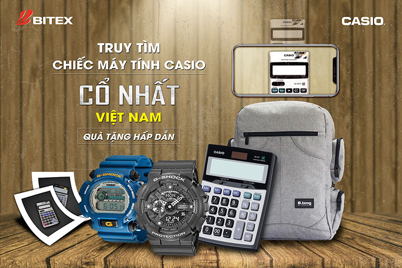 Cuộc thi Truy tìm chiếc máy tính Casio cầm tay cổ nhất Việt Nam