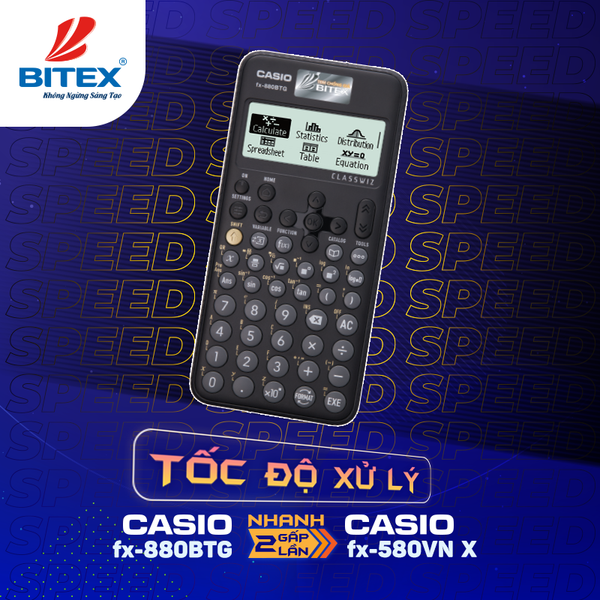 Cách sử dụng phím mới trên máy tính Casio fx-880 BTG là gì?

