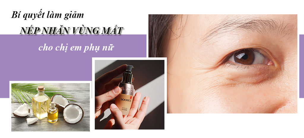Bí quyết giảm nếp nhăn vùng mắt cho chị em phụ nữ