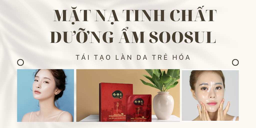 Mặt nạ tinh chất dưỡng ẩm soosul - Tái tạo làn da trẻ đẹp